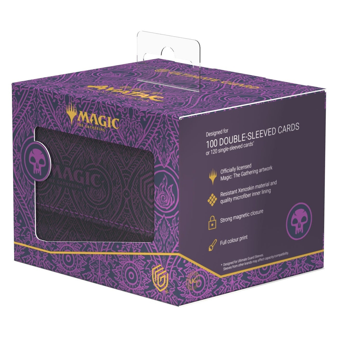 Immagine del prodotto Ultimate Guard Sidewinder 100+ Xenoskin Magic: The Gathering | Avatar: La leggenda di Aang - Mana Nero
