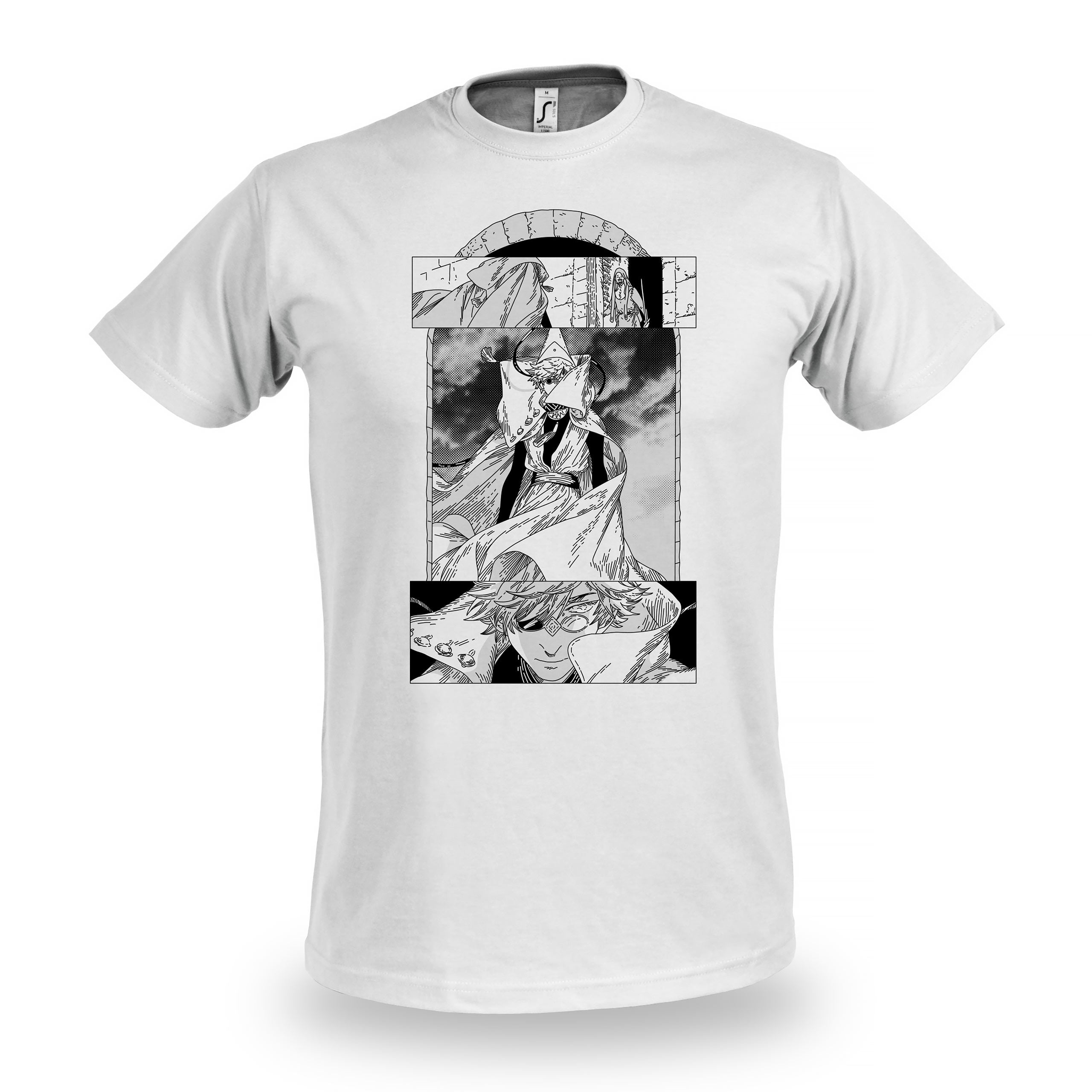 Immagine del prodotto T-shirt bianca Qifrey per fan di Atelier of Witch Hat