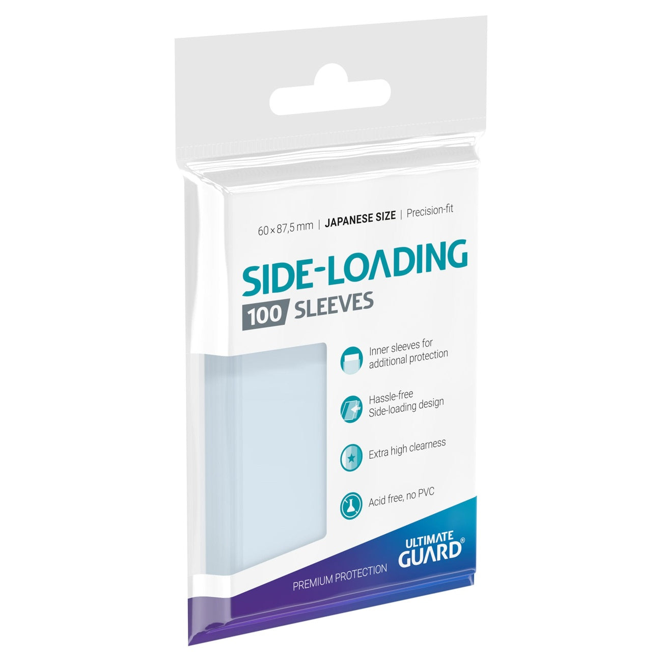 Immagine del prodotto Ultimate Guard Precise-Fit Sleeves formato giapponese (100) - Side-Loading