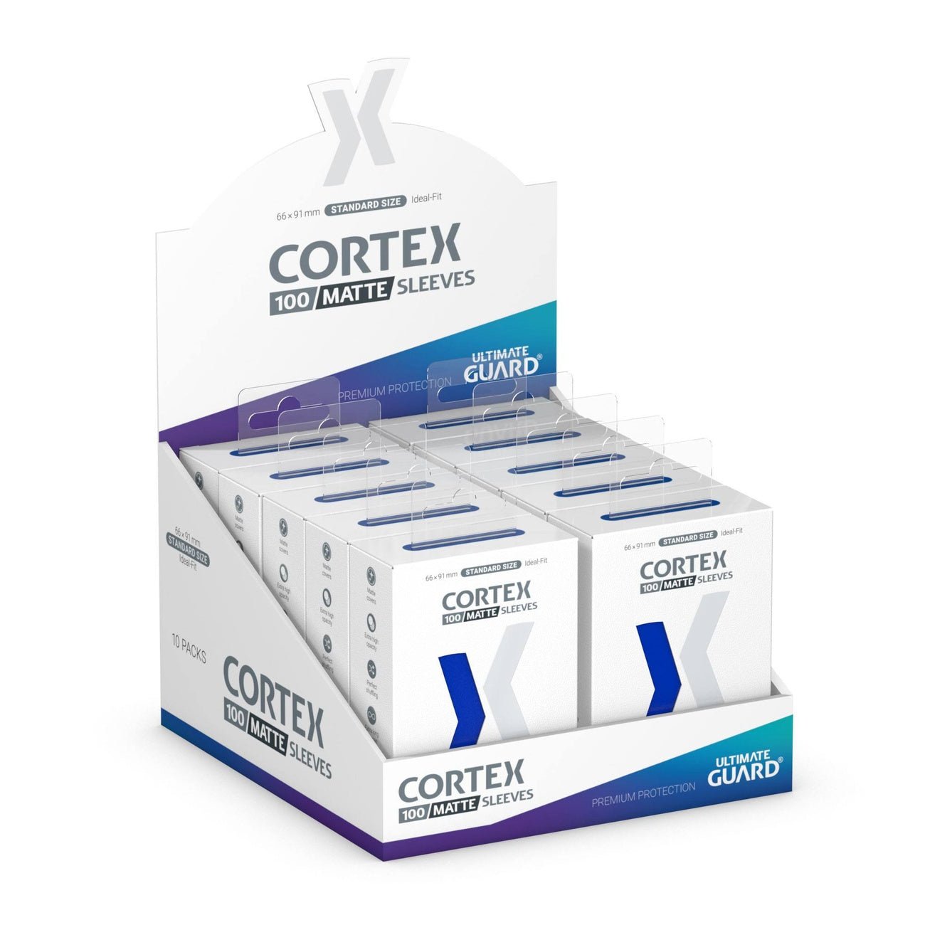 Immagine del prodotto Ultimate Guard Cortex Sleeves Opache Standard Size (100) - Blu