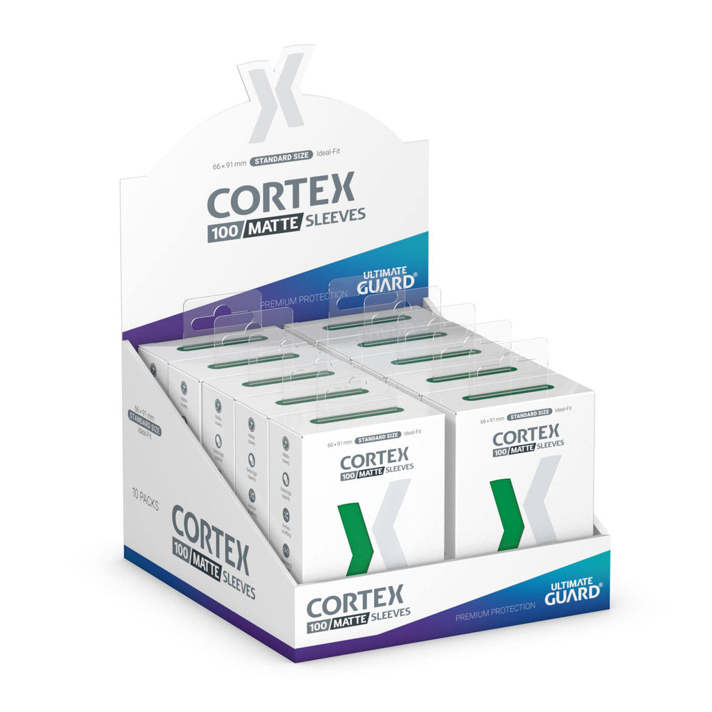 Product image Ultimate Guard Cortex Sleeves Matte Standard Size (100) - Green