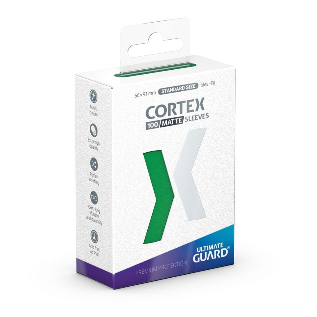 Product image Ultimate Guard Cortex Sleeves Matte Standard Size (100) - Green