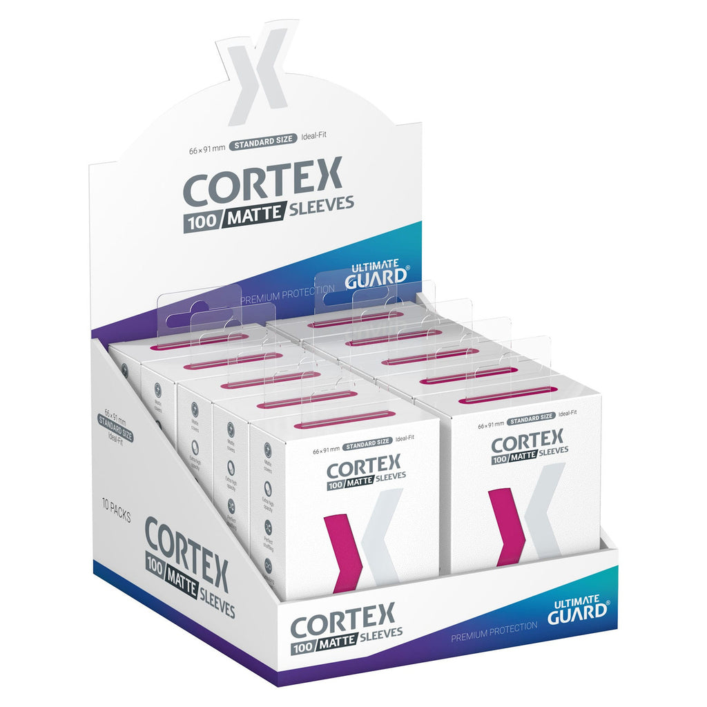 Product image Ultimate Guard Cortex Sleeves Matte Standard Size (100) - Pink