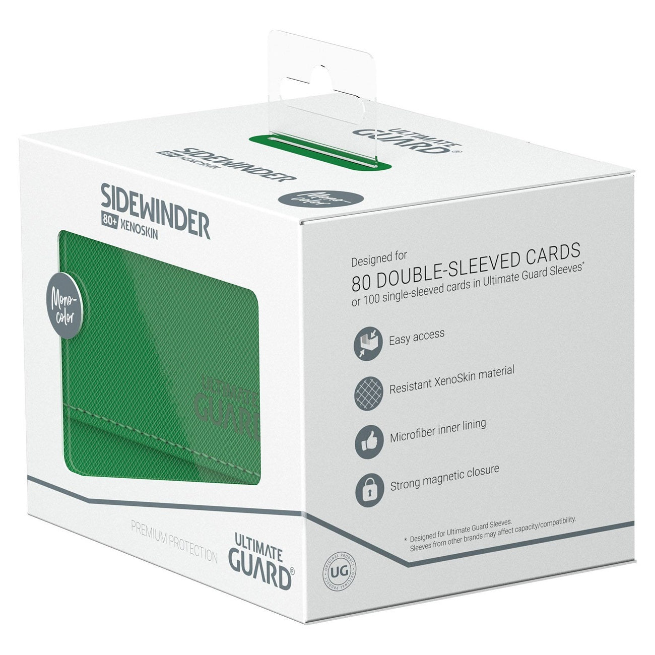 Immagine del prodotto Ultimate Guard Sidewinder 80+ Xenoskin – Verde