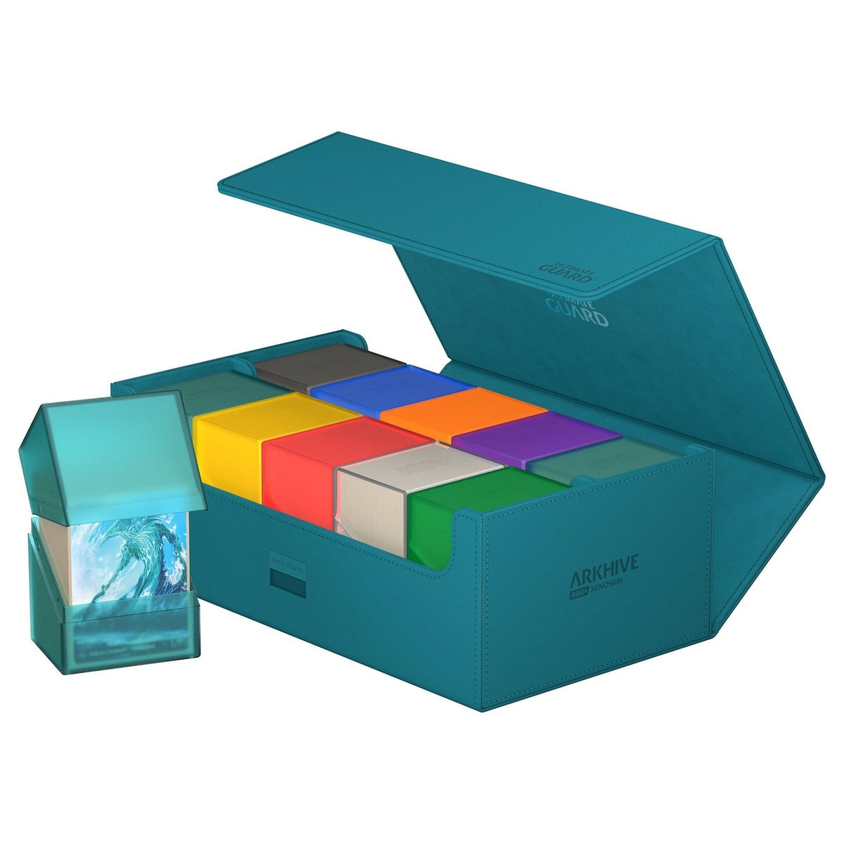 Immagine del prodotto Ultimate Guard Arkhive 800+ XenoSkin Monocolor blu petrolio
