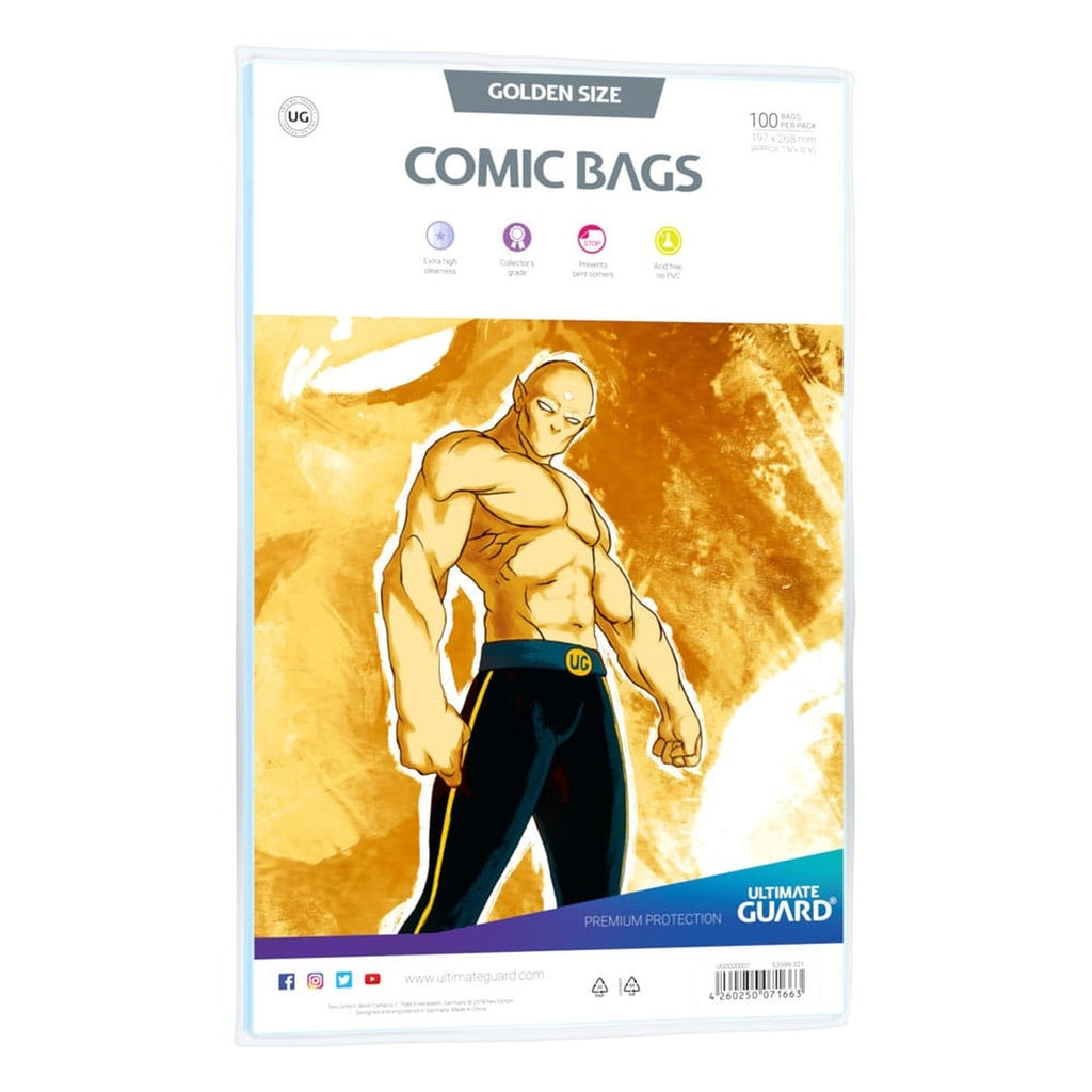 Immagine del prodotto Ultimate Guard Comic Bags Standard (100) - Golden Size