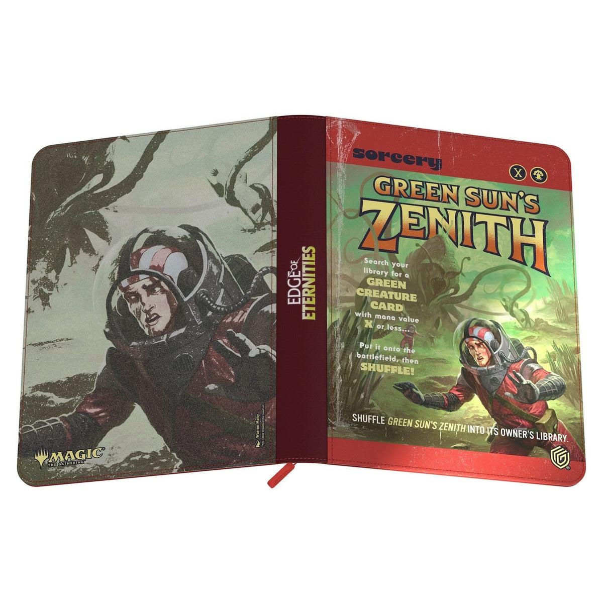 Immagine del prodotto Ultimate Guard Zipfolio 360 Xenoskin Magic: The Gathering "Edge of Eternities" - Green Sun’s Zenith