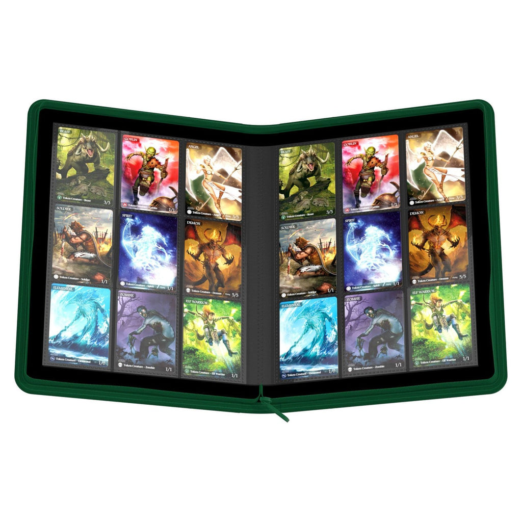 Product image Ultimate Guard Zipfolio 360 18-Pocket Xenoskin – Green