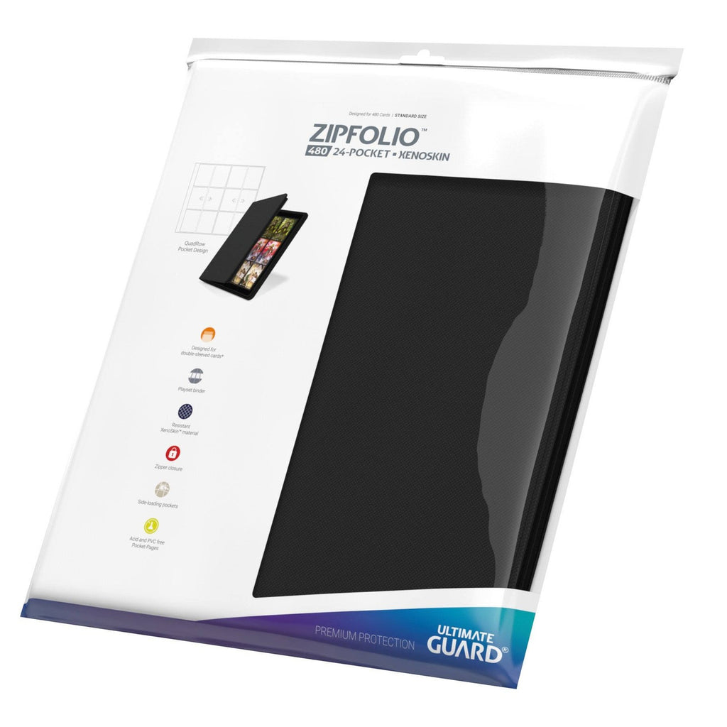 Immagine del prodotto Ultimate Guard Zipfolio 480 24-Pocket Xenoskin - Nero