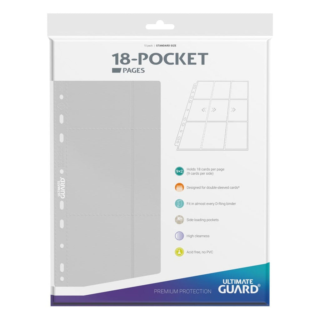 Immagine del prodotto Ultimate Guard Pagine a 18 Tasche con Caricamento Laterale (10) - Bianco