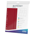 Product image Ultimate Guard 18-Pocket Pages Side-Loading (10) - Red