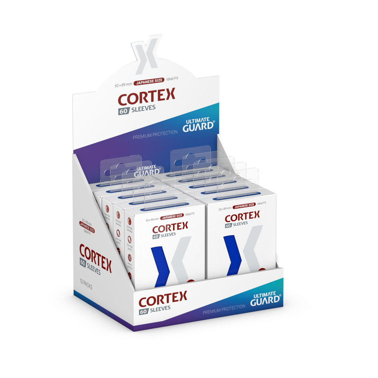 Immagine del prodotto Ultimate Guard Cortex Sleeves formato giapponese (60) - Blu