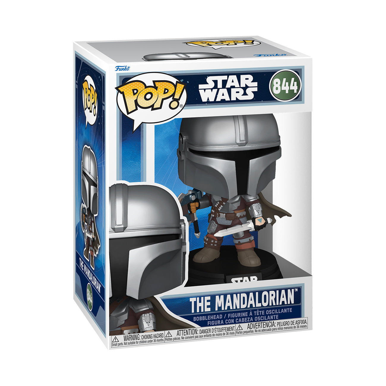 Immagine del prodotto Mando (Dual Wield) figure Funko Pop bobble-head - Star Wars: The Mandalorian & Grogu