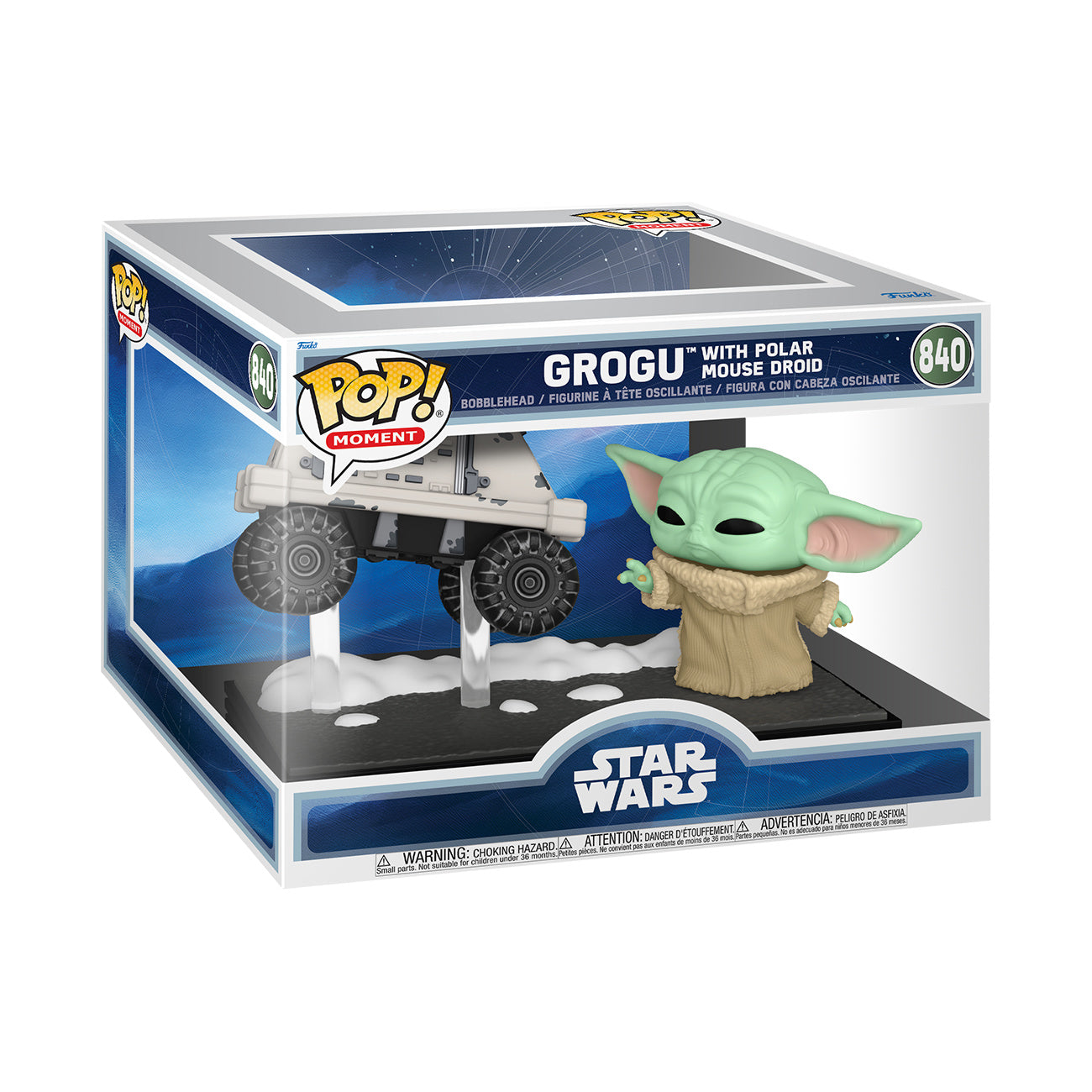 Immagine del prodotto Figura diorama Funko Pop! Grogu con Polar Mouse Droid - Star Wars