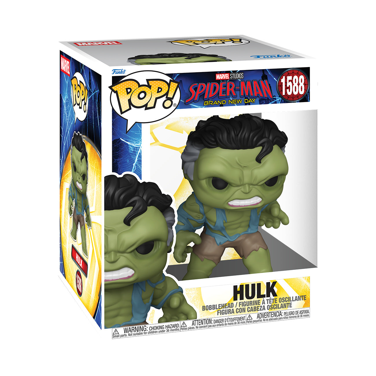 Immagine del prodotto Spider-Man: Brand New Day - Hulk Funko Pop statuetta con testa dondolante