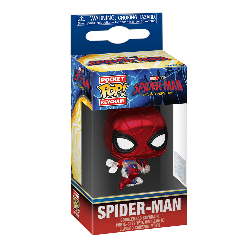 Immagine del prodotto Spider-Man: Brand New Day - Portachiavi Funko Pop metallizzato