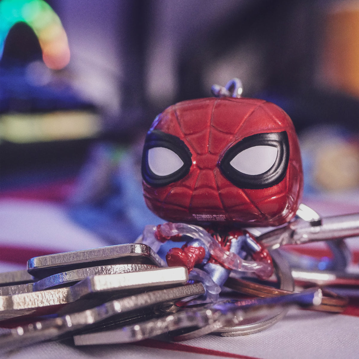 Immagine del prodotto Spider-Man: Brand New Day - Portachiavi Funko Pop metallizzato