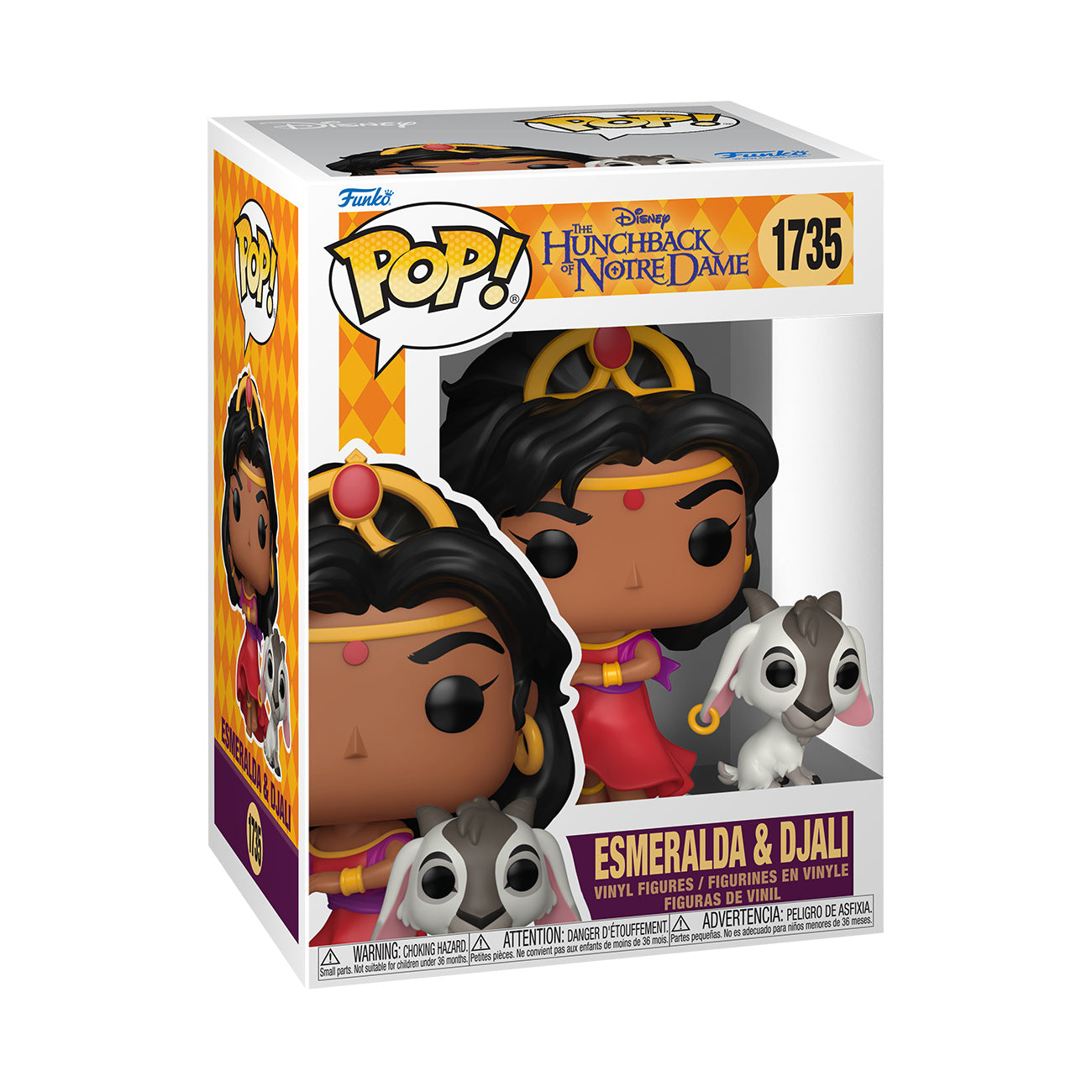 Immagine del prodotto Il Gobbo di Notre Dame – Esmeralda con Djali figura Funko Pop!