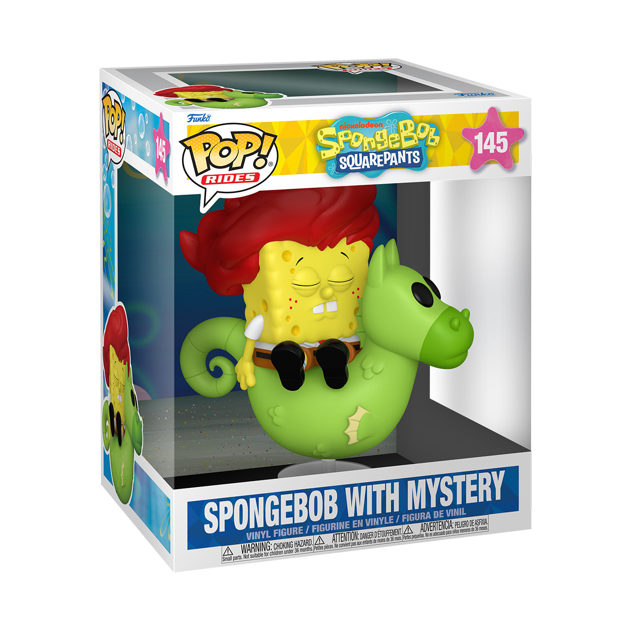 Immagine del prodotto Figura Funko Pop SpongeBob e cavalluccio marino Mystery - SpongeBob
