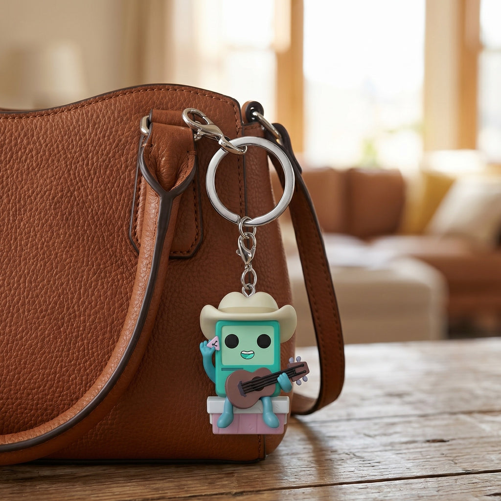 Product image Adventure Time - Cowboy BMO with Guitar Funko Pop Keychain