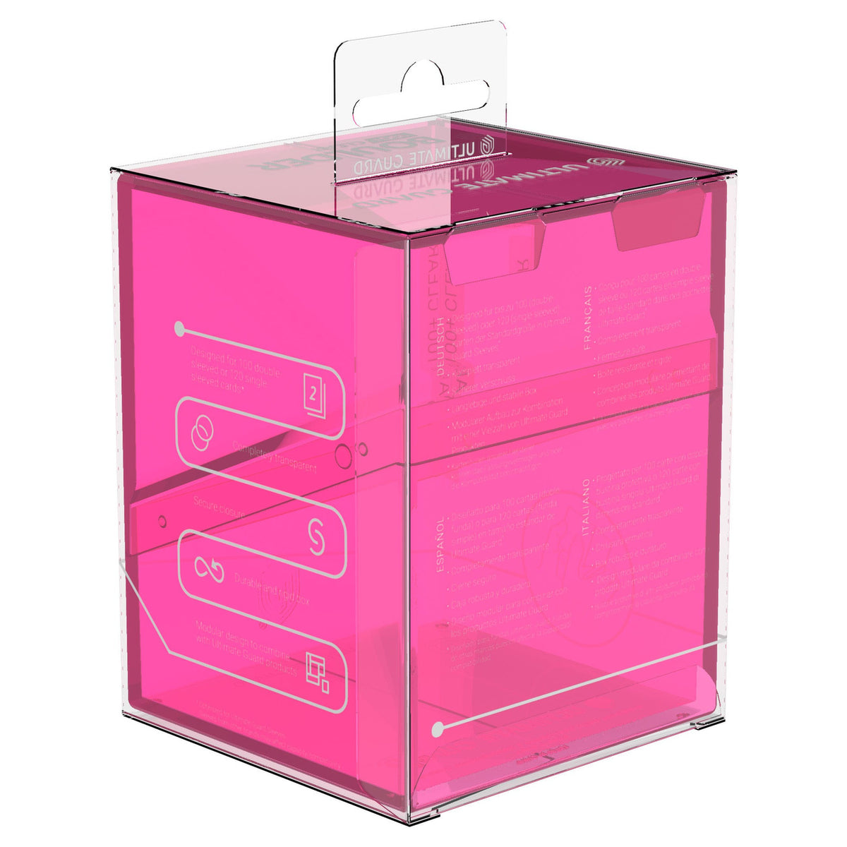 Immagine del prodotto Ultimate Guard Boulder 100+ Clear – Rhodonite