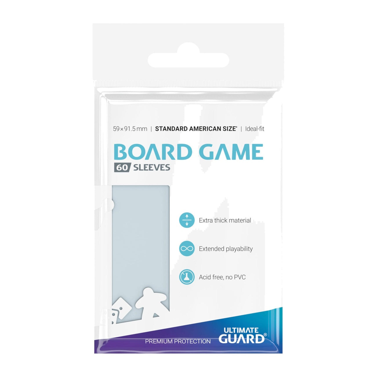Immagine del prodotto Ultimate Guard Bustine per giochi da tavolo (60) - Standard americano