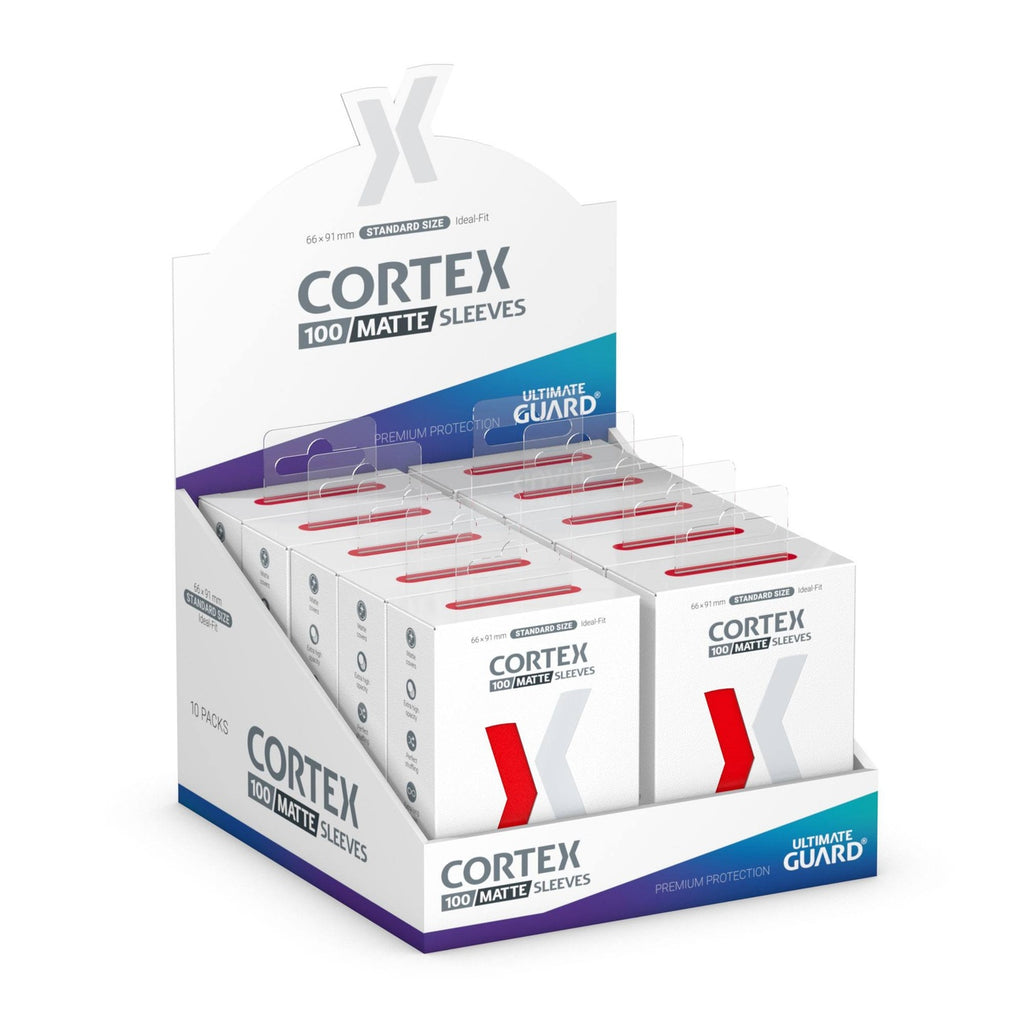 Product image Ultimate Guard Cortex Sleeves Matte Standard Size (100) - Red