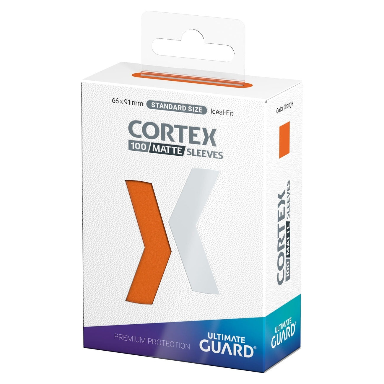 Product image Ultimate Guard Cortex Sleeves Matte Standard Size (100) - Orange