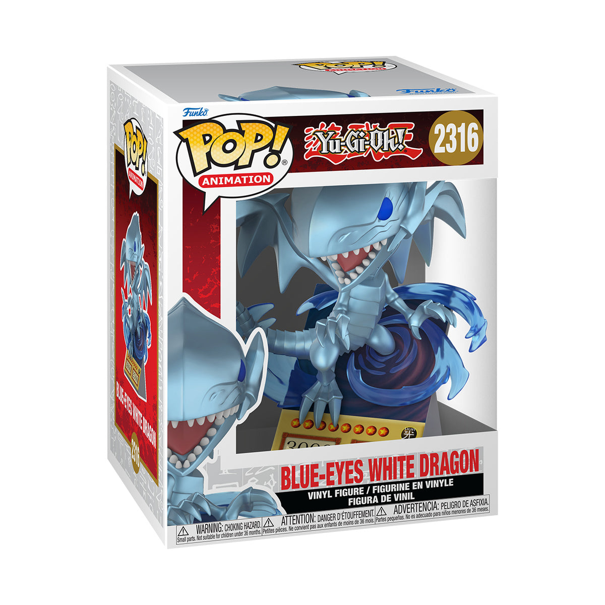 Immagine del prodotto Yu-Gi-Oh! - Blue-Eyes White Dragon (Card) figura Funko Pop