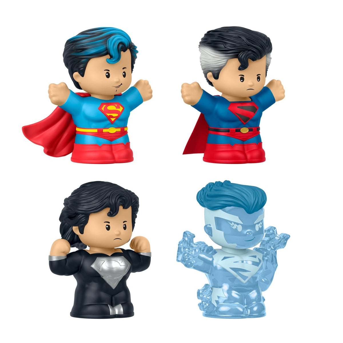 Immagine del prodotto DC Comics Little People Collector minifigure confezione da 4 Superman: Through the Ages 7 cm