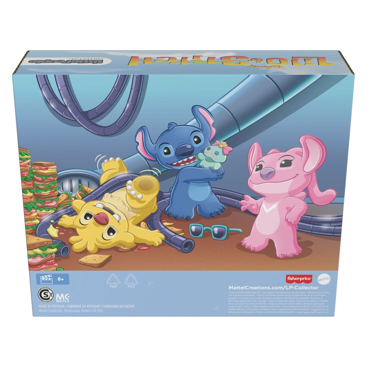 Immagine del prodotto Lilo & Stitch Little People Collector minifigure set da 3 Stitch & The Cousins 7 cm