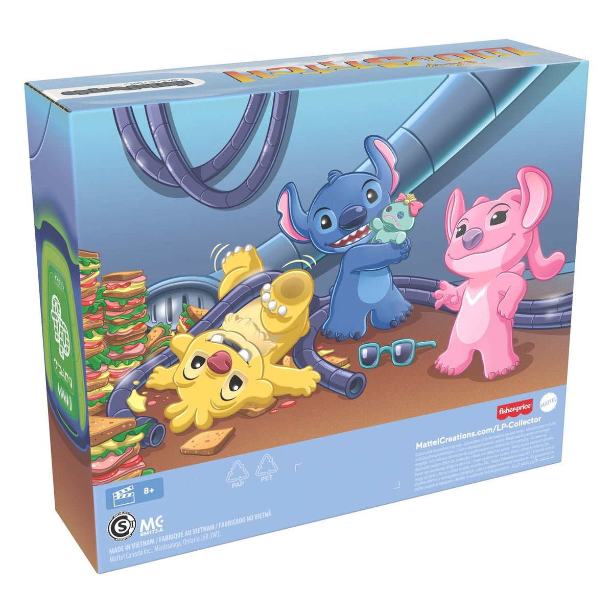 Immagine del prodotto Lilo & Stitch Little People Collector minifigure set da 3 Stitch & The Cousins 7 cm