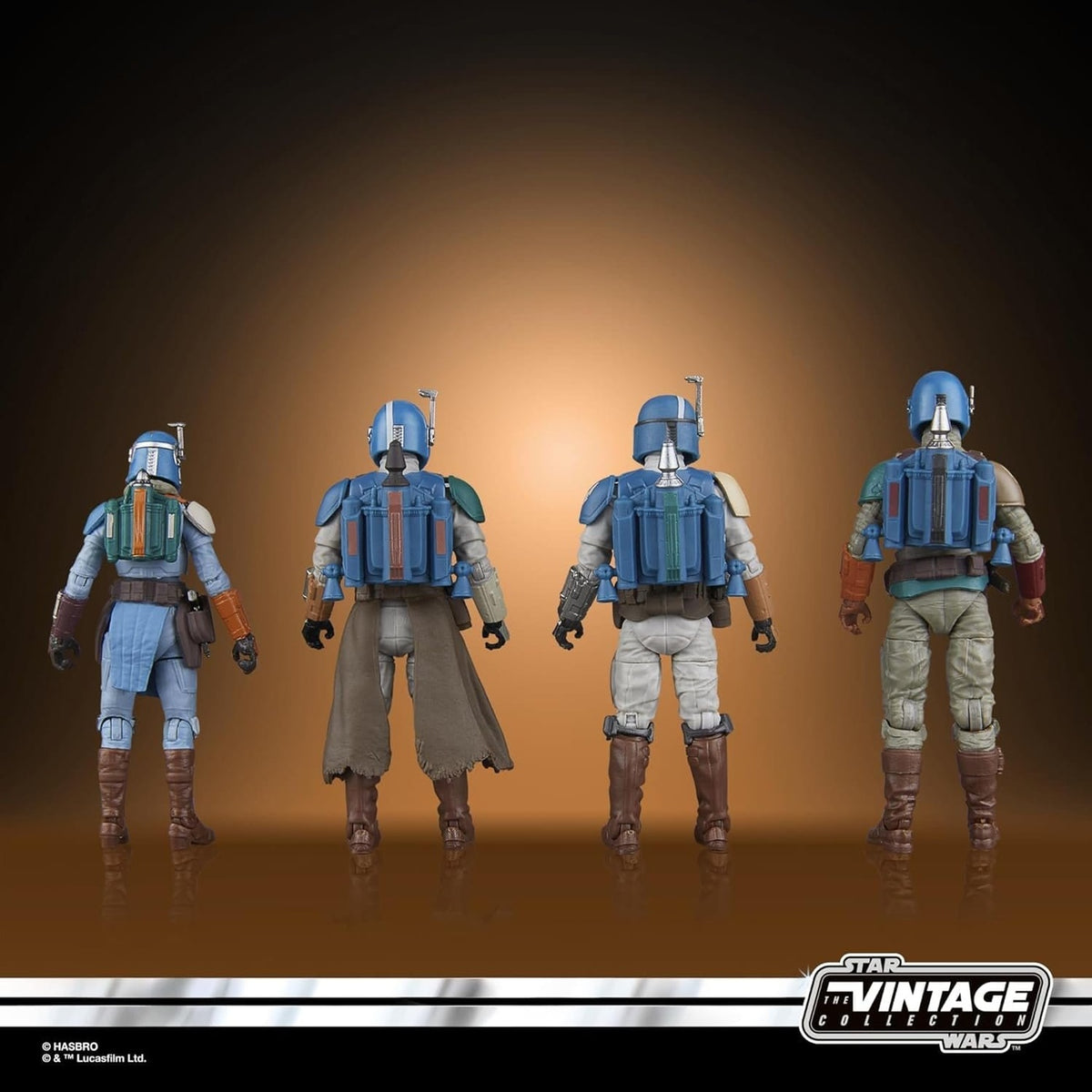 Immagine del prodotto Star Wars The Mandalorian Vintage Collection Set di 4 action figure Mandalorian Shriek-Hawk 10 cm