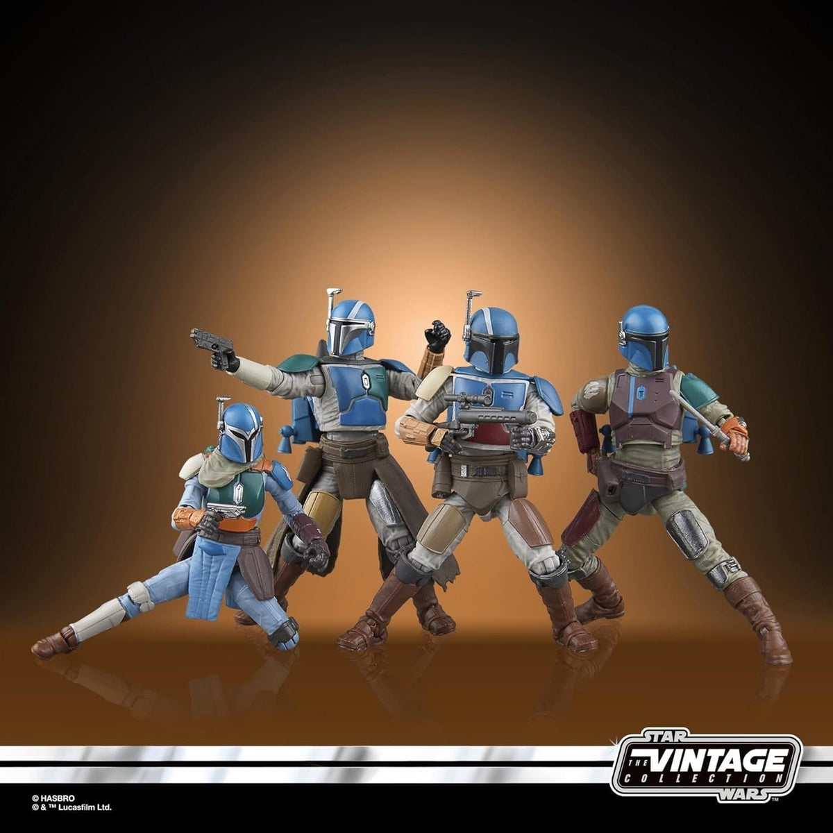 Immagine del prodotto Star Wars The Mandalorian Vintage Collection Set di 4 action figure Mandalorian Shriek-Hawk 10 cm