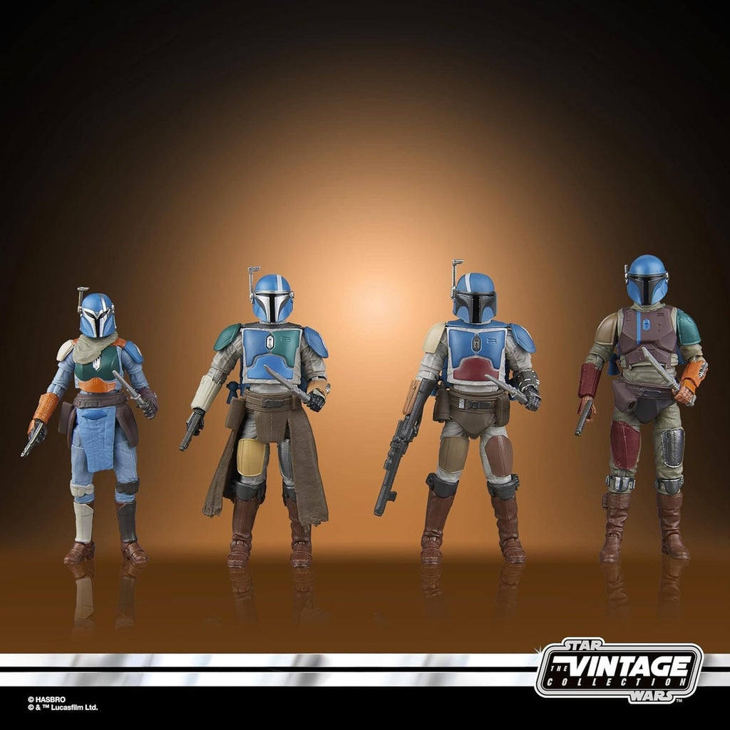 Immagine del prodotto Star Wars The Mandalorian Vintage Collection Set di 4 action figure Mandalorian Shriek-Hawk 10 cm