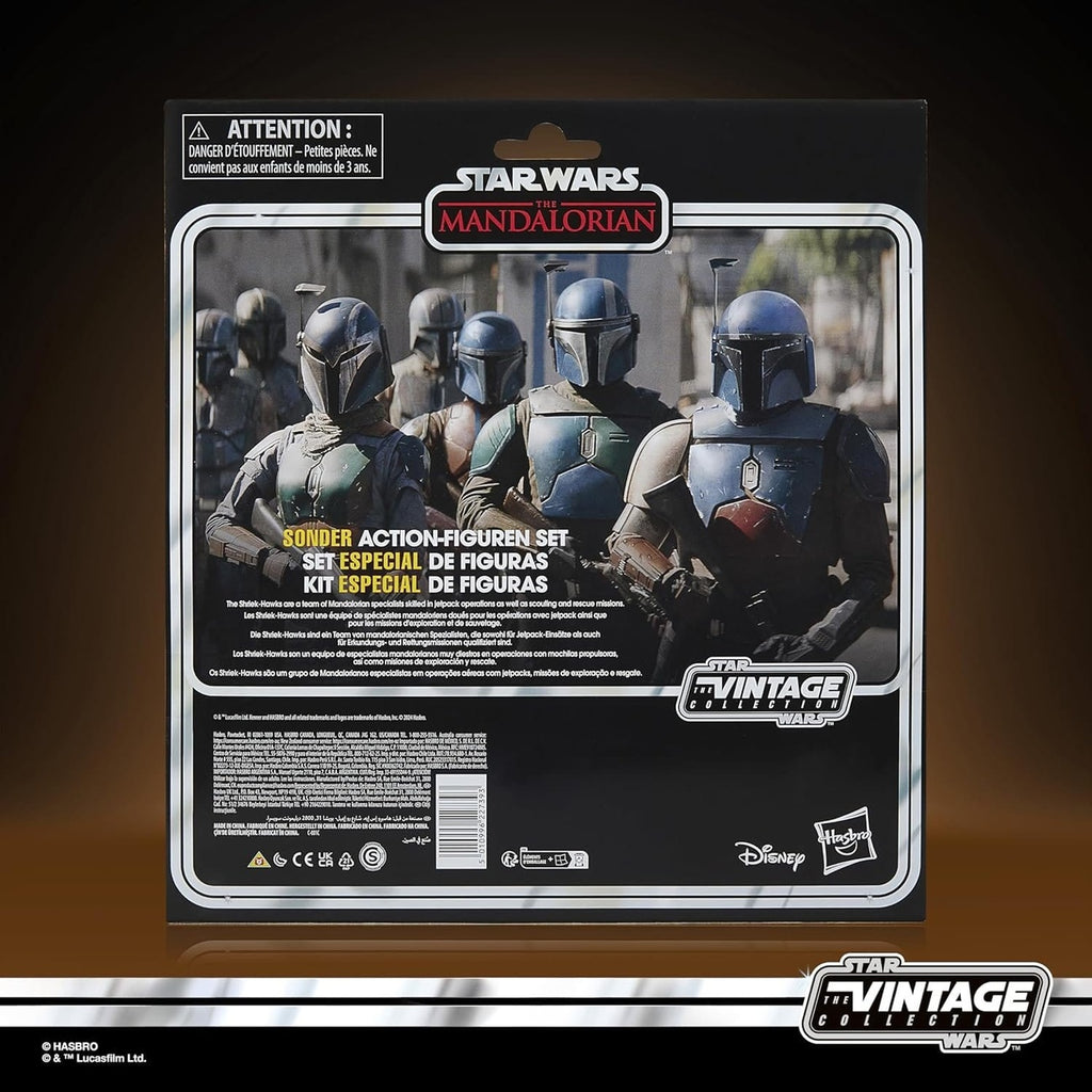 Immagine del prodotto Star Wars The Mandalorian Vintage Collection Set di 4 action figure Mandalorian Shriek-Hawk 10 cm