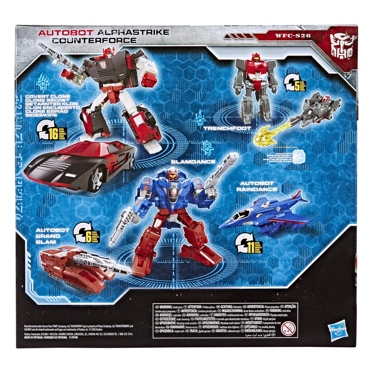 Immagine del prodotto Transformers Generations War for Cybertron: Siege Set di 3 action figure Autobot Alphastrike Counterforce