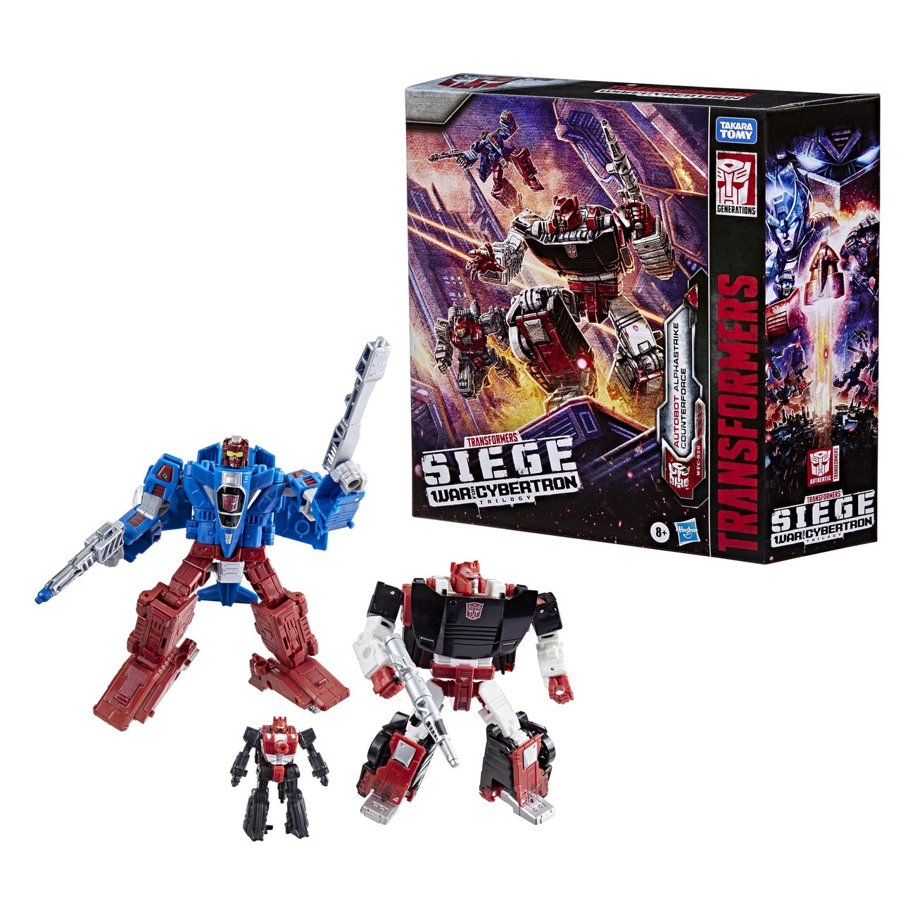 Immagine del prodotto Transformers Generations War for Cybertron: Siege Set di 3 action figure Autobot Alphastrike Counterforce