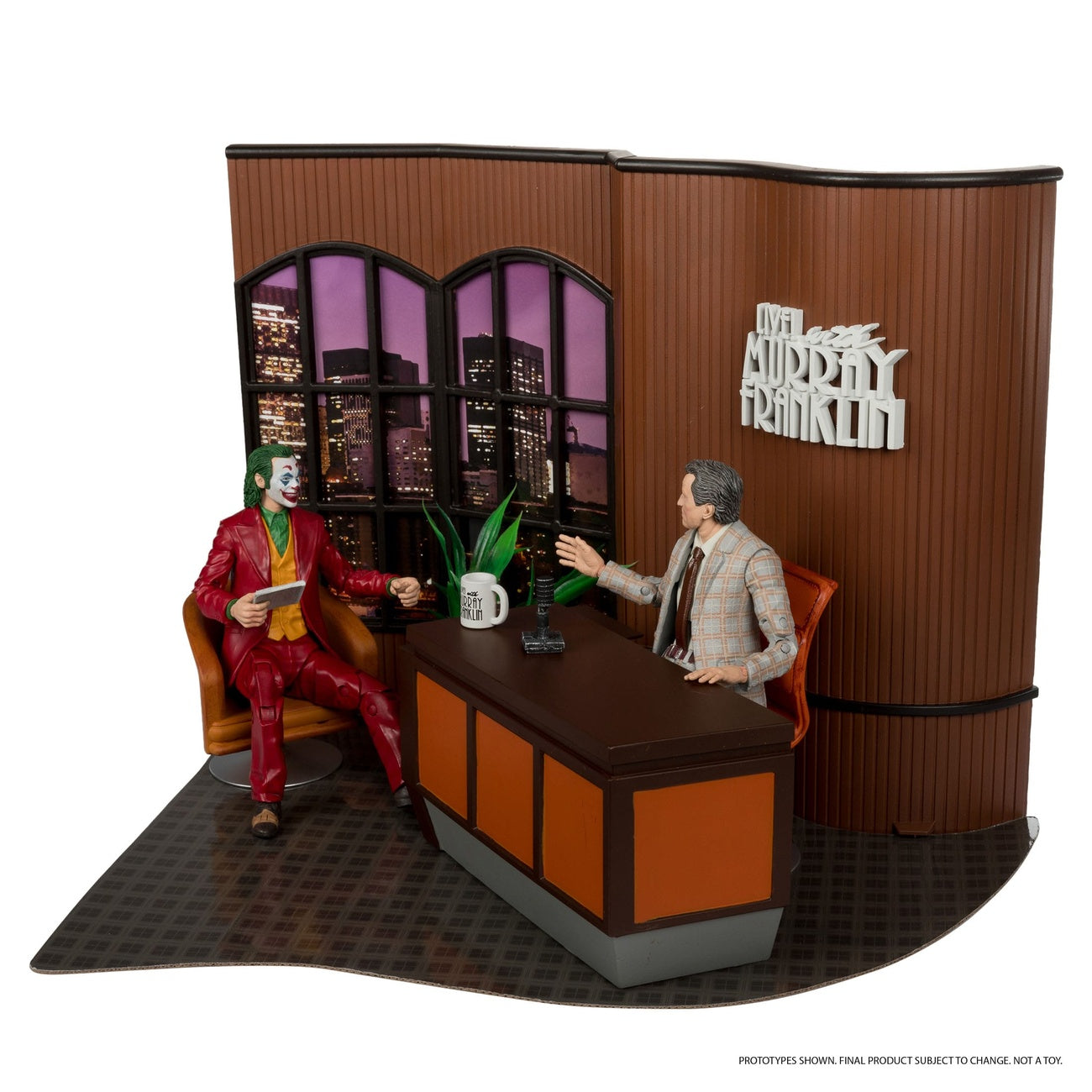 Immagine del prodotto Joker DC Multiverse (film Joker) Action figure Deluxe da collezione The Joker (Live with Murray Franklin) Edizione limitata 18