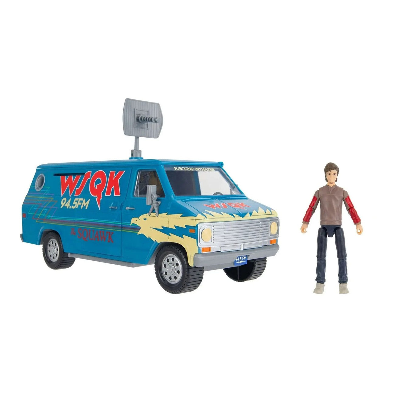 Immagine del prodotto Stranger Things World Of Figure & Vehicle The Squawk Van Playset con Steve