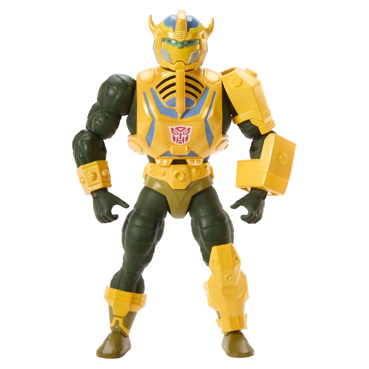 Immagine del prodotto Masters of the Universe x Transformers action figure Bumblebee Armor Man-At-Arms heo Esclusiva europea 14 cm