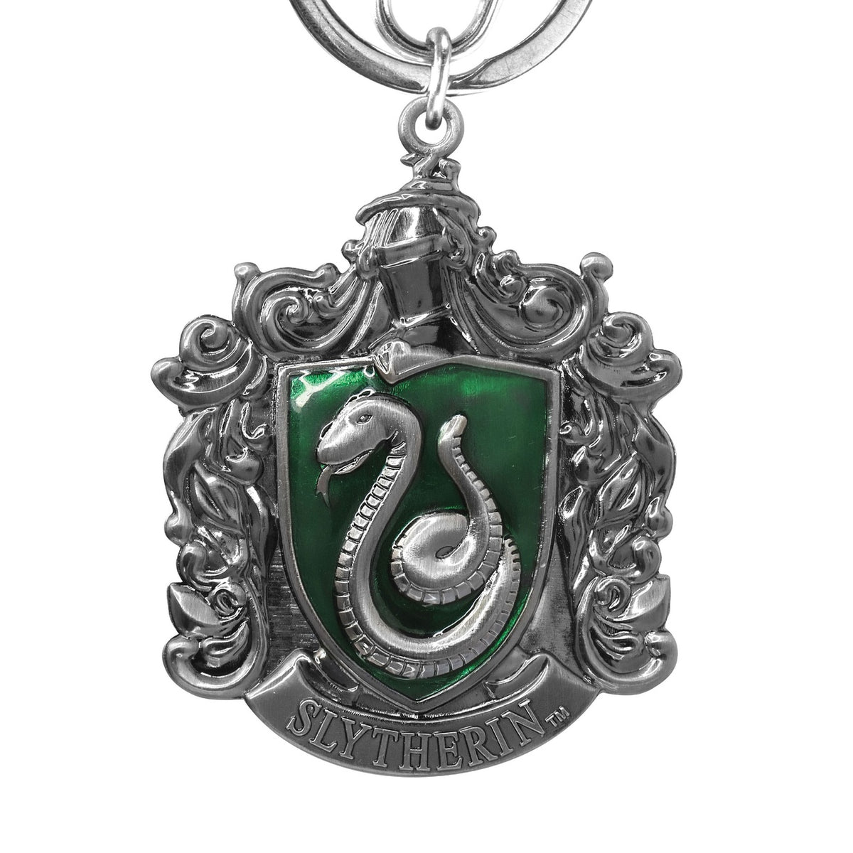 Immagine del prodotto Harry Potter Portachiavi in peltro Stemma Serpeverde