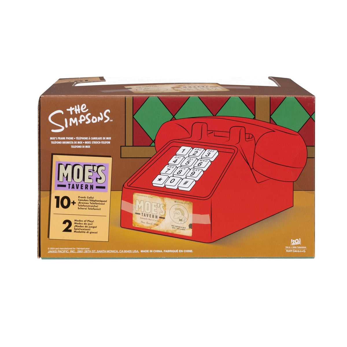Immagine del prodotto I Simpson Replica roleplay Telefono degli scherzi di Boe *Versione inglese*