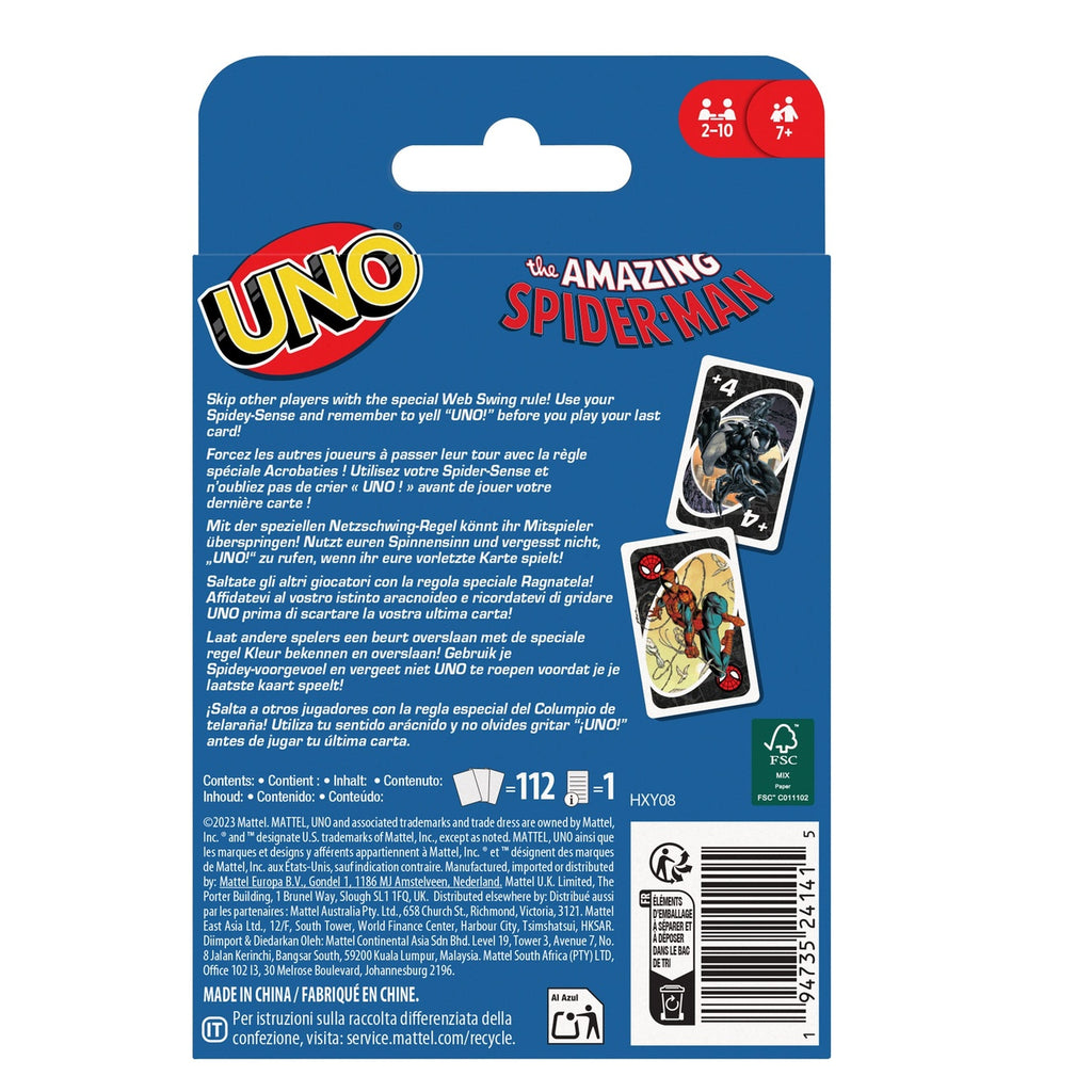 Immagine del prodotto The Amazing Spider-Man Gioco di Carte UNO