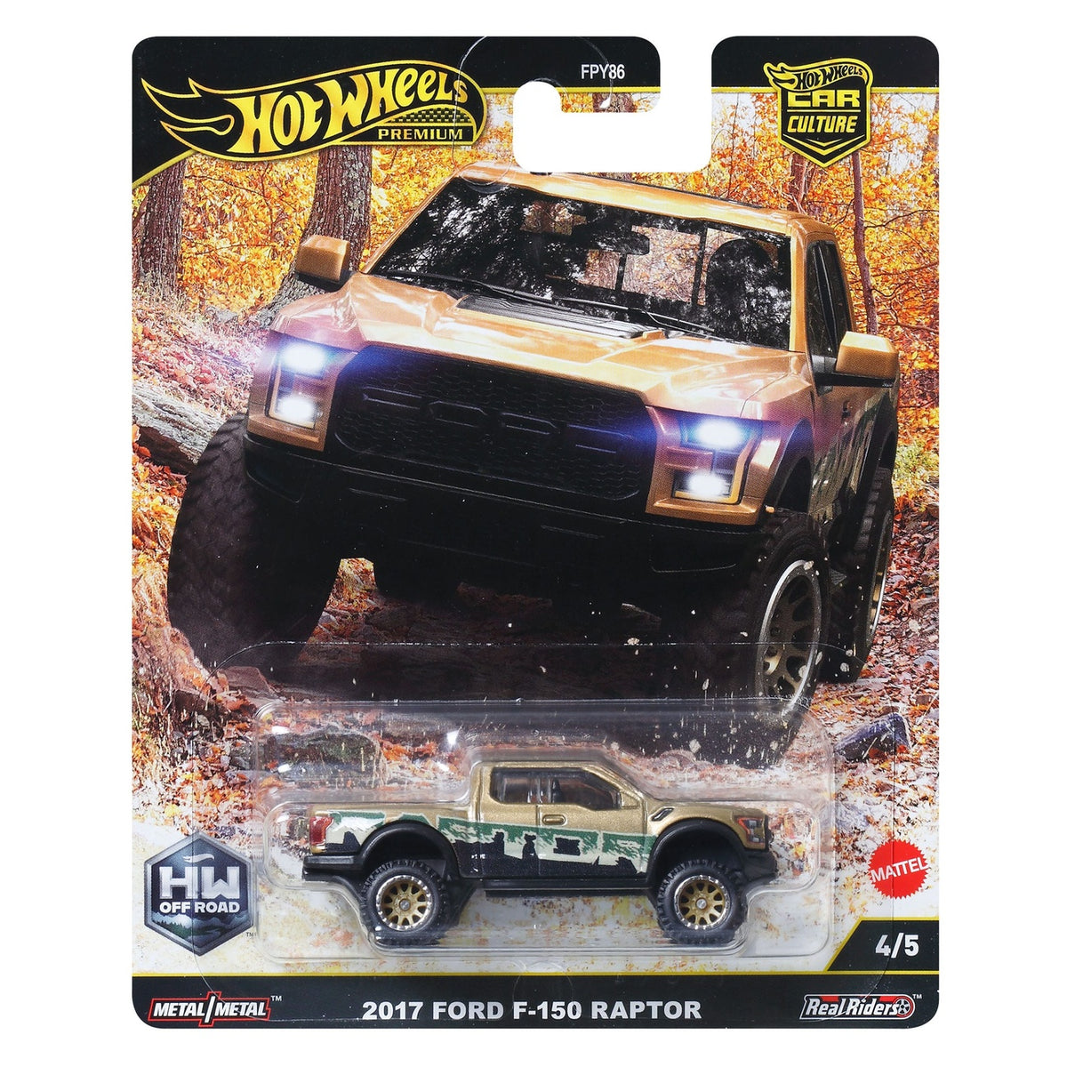 Immagine del prodotto Hot Wheels Premium Car Culture Modellino die-cast 1/64 Ford F-150 Raptor 2017