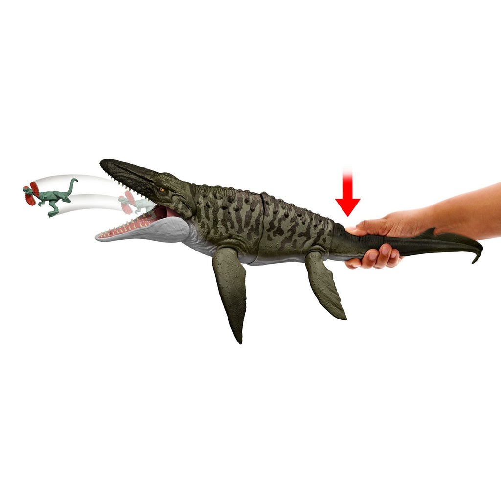 Immagine del prodotto Jurassic World: Rebirth Action figure Mosasaurus Bite 'n Blast 65 cm