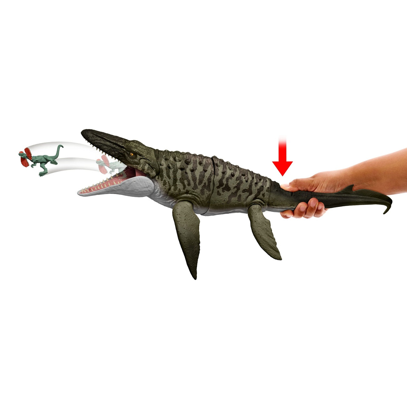 Immagine del prodotto Jurassic World: Rebirth Action figure Mosasaurus Bite 'n Blast 65 cm