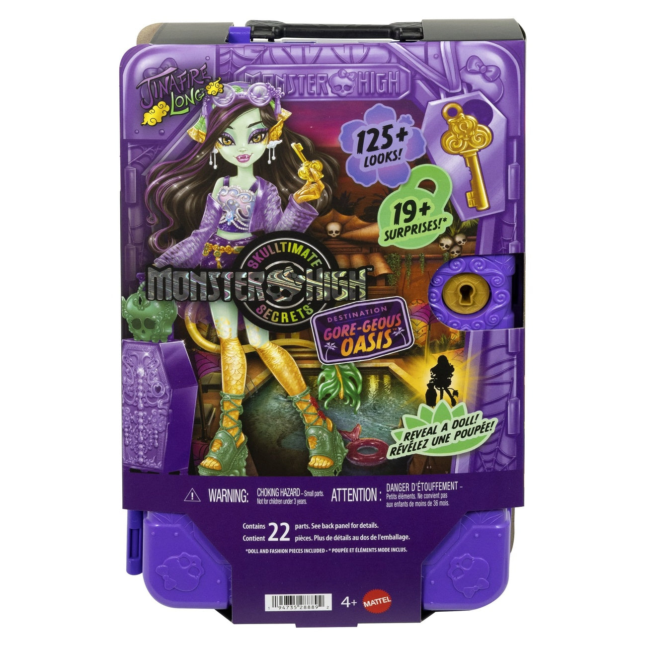 Immagine del prodotto Monster High Skulltimate Secrets Bambola Destination: Gore-geous Oasis - Jinafire Long