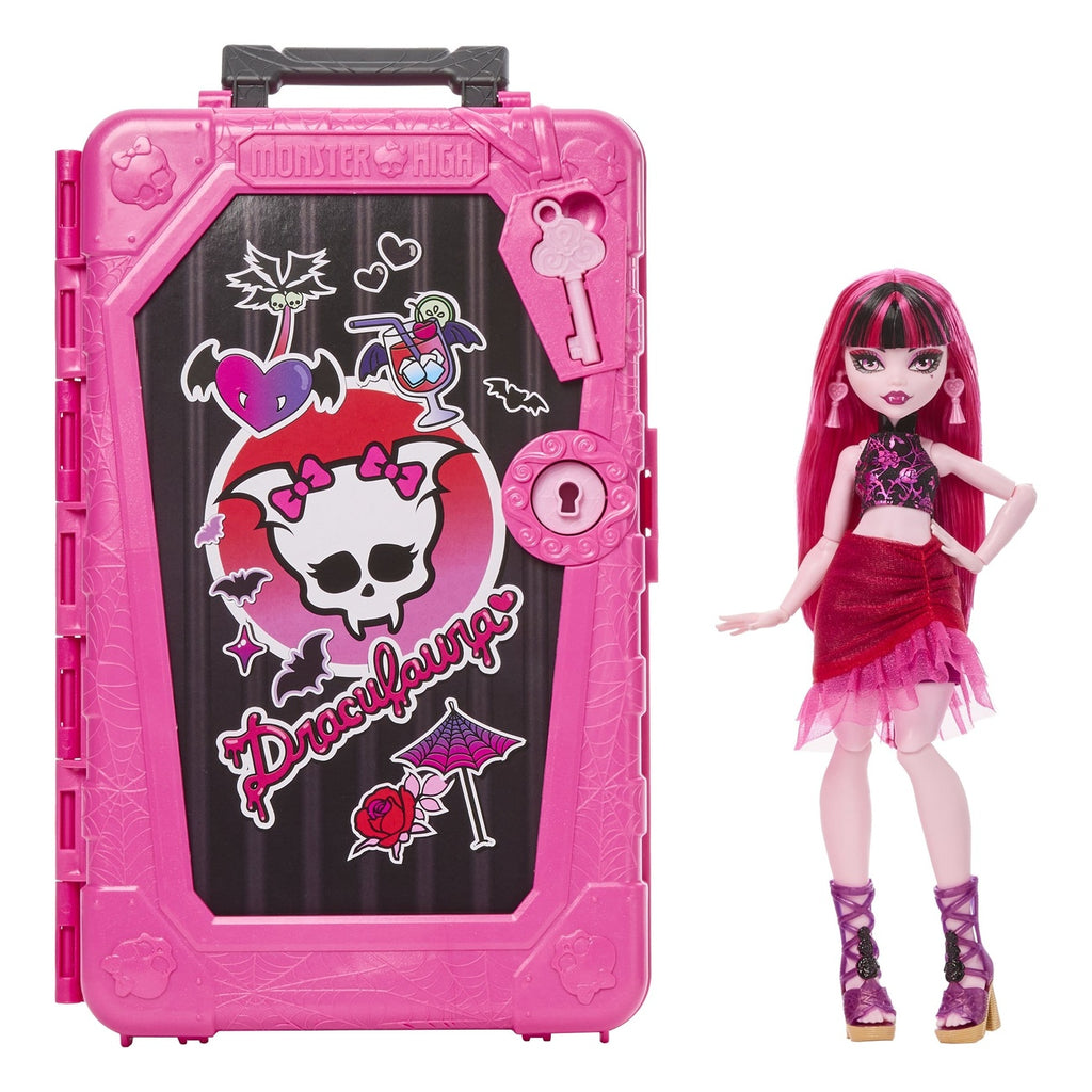 Immagine del prodotto Monster High Skulltimate Secrets Bambola Destination: Gore-geous Oasis – Draculaura