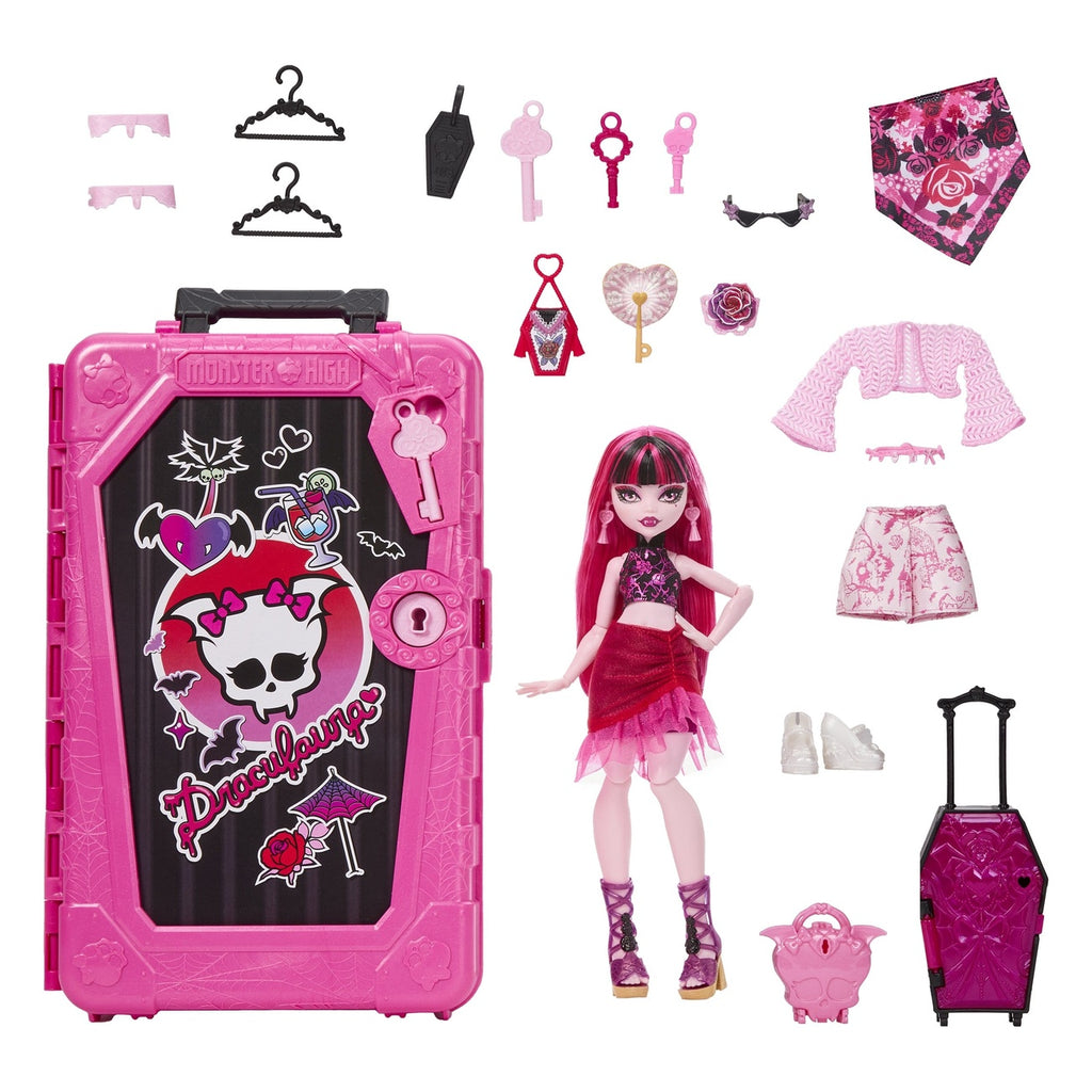 Immagine del prodotto Monster High Skulltimate Secrets Bambola Destination: Gore-geous Oasis – Draculaura